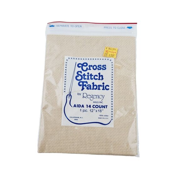 Regency Cross Stitch Fabric Aida Cloth Cotton Assorted Colors and Sizes Crafts - Picture 8 of 10